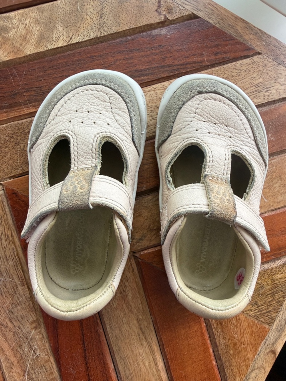 Baby toddler Mary Jane Vivobarefoot soft leather Walking Shoes